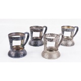 4 Tea Glass Holders