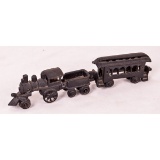 Small Toy Cast Iron Train (2 Pieces)