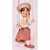 Mexican Female Tango Dancer Marionette Puppet