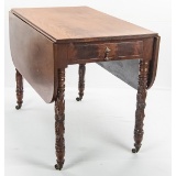 Double Drop Leaf Table w/Drawer