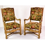 Pair of 2 Arm Chairs