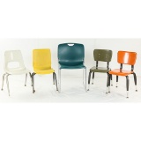 5 Colorful School Chairs