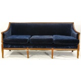 Sheraton-Style Blue Sofa