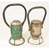 Lot of 2 Railroad Lanterns