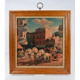 Turner Wall Accessory Framed Steam Fire Engine