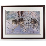 Framed Wolf Print