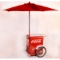 Coca-Cola Vendor Push Cart w/Umbrella