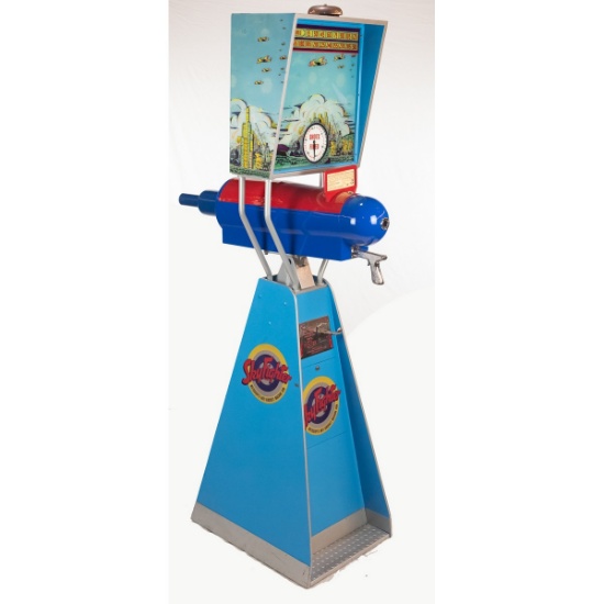 Vintage Sky Fighter Gun Mutoscope Machine