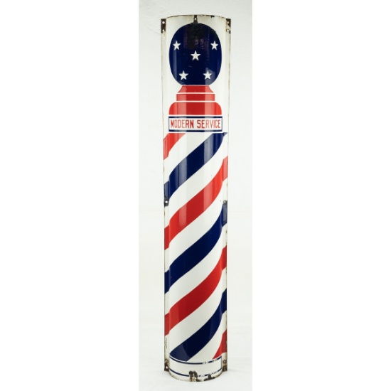 Vintage Bob White Barber Pole Sign