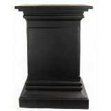 Cash Register Black Wooden Stand