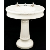 Unusual Cast Iron Barber Shop Sink