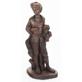 18th Century Carved Wooden Statue