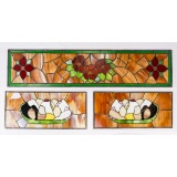 Soda Fountain Leaded Glass Windows