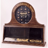 Ingersoll Pocket Watch & Clock Display Case