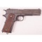 WWI US Colt M1911 US Army Pistol .45 ACP (C)