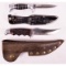 2 Fixed Blade Vintage Hunting Knives