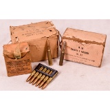 Lot of WWII Italian & Portuguese Surplus Ammo