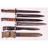Lot of 3 Foreign Military Bayonets