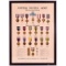 Framed Army Decorations and Medals Poster