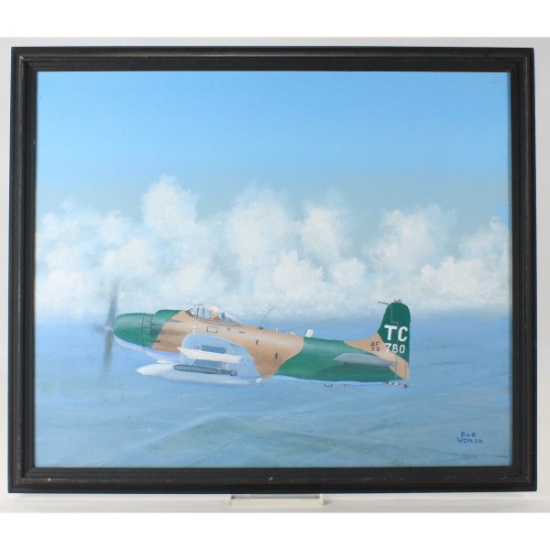 Bob Weiler "A1 Skyraider" Painting