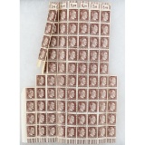 WWII German Hitler Stamp Sheets (2)