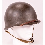 WWII US M1 Helmet & Liner