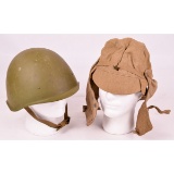 Soviet SSh-40 Helmet & Afghanka