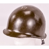 WWII-Era US M1 Helmet with Liner