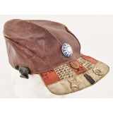 WWII CBI USAAF Lt. Schmitt Custom Leather Cap