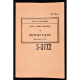 US WWII FM 29-5 Field Manual Military Police