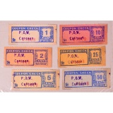 WWII US Army POW Camp Currency Card