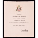 WWII US KIA Certificate