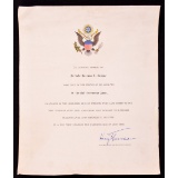 WWII KIA Certificate