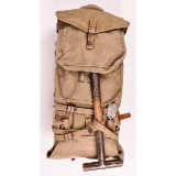 WWII US Backpack & Entrenching Tool