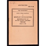 US WWII FM 30-40 Field Manual
