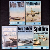 Lot of 5 WWII Plane Ballantine's History Books