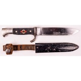 1936 German H.J. Knife with Motto RARE Maker