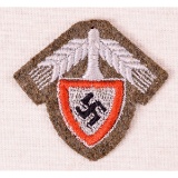 WWII German Rad Cloth Cap Badge