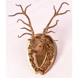 German Hunting Association Stag Head Wall Hanging