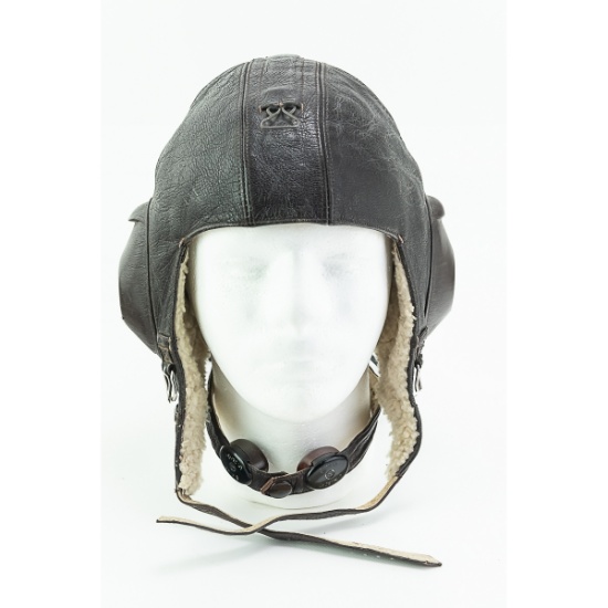 WWII German Luftwaffe LKP W101 Flight Helmet
