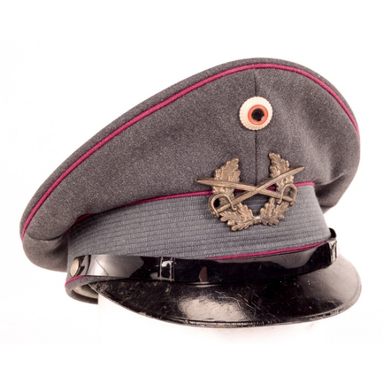 West German Enlisted Artillery Visor Hat