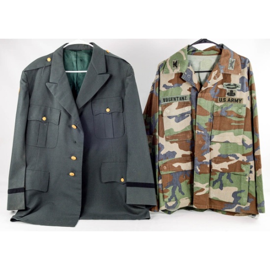 Post WWII 1st Division Tunic and BDU Shirt 2Pcs