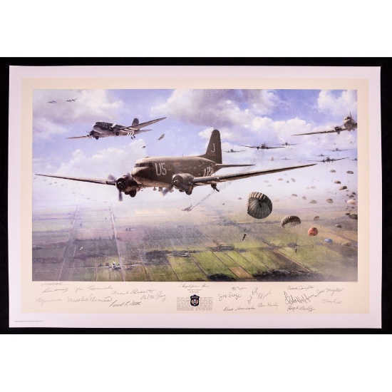 2009 "Angels From Above" Signed Print Matt Hall