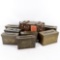 Lot of 7x Ammo Cans & British Ammo Crate