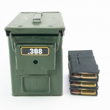 240Rds .308 In Thermold FAL Mags In Ammo Can