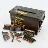 845 Loose Misc. Rounds 7.62x39 in 50cal Ammo Can