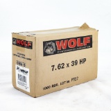 1000 Rounds Wolf 7.62x39 Ammo