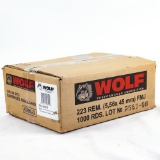 1000 Rounds Wolf .223 FMJ Ammo