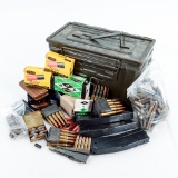 Assorted Military Clips, Magazines And Ammunition
