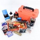 Tool box filled with Blackpowder Shooting Acce